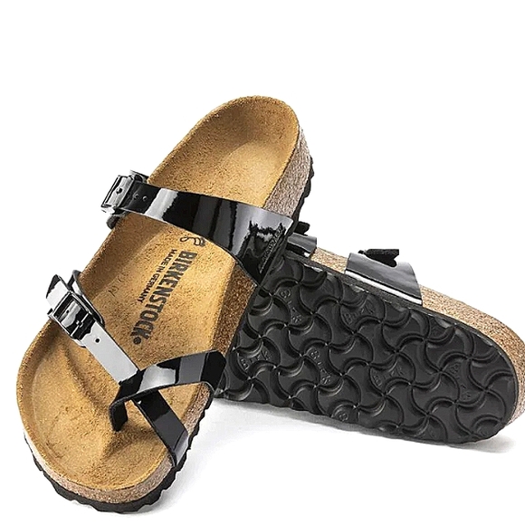 New w/o Box Birkenstock Mayari Patent Criss-Cross Strap Sandals EU 42 (11/11.5) - Picture 16 of 16